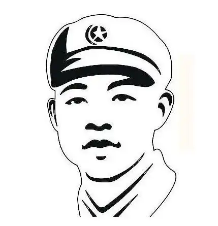 雷锋的简笔画