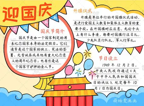 含内容文字的国庆节手抄报及简笔画合集,简单又好看,可收藏备用