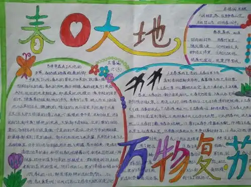 春回大地手抄报简单又漂亮2021年设计春回大地手抄报简单又漂亮2021年图片查字典板报网