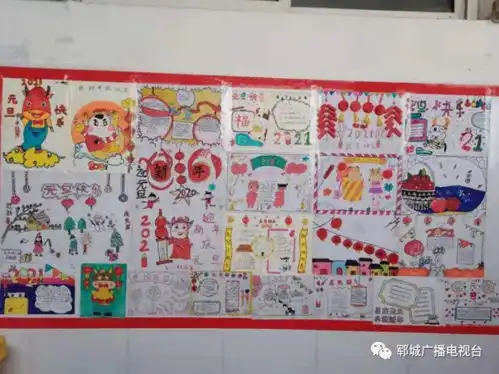 快乐庆元旦欢喜迎新年郓城县小学举办手抄报比赛活动