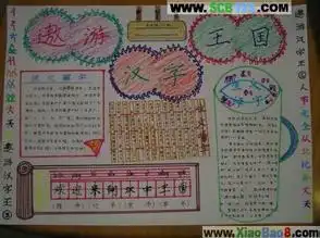 关于汉字的手抄报,拍照