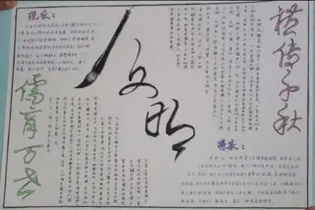 弘扬时代精神,承当文明领航主题手抄报大赛