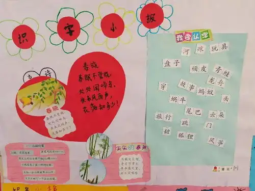 我和汉字交朋友育小一年级语文识字节系列活动二