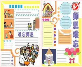 教师节手抄报难忘师恩