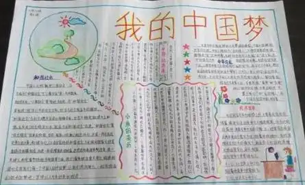 我的中国梦手抄报我的中国梦简单手抄报