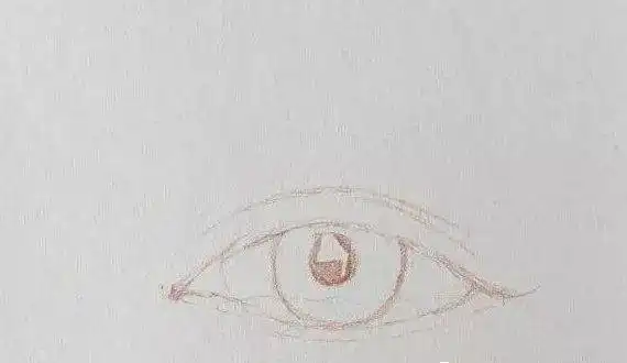 彩铅人物画眼睛步骤图片