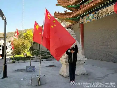 当五星红旗升起时,祖国我爱您一实小花园校区2015级5班向阳花中队向国旗敬礼