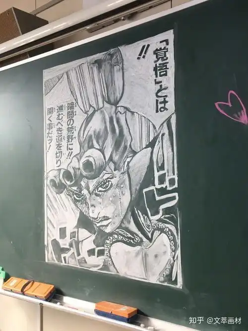 学会粉笔画,你就是学校里黑板报届的杠把子