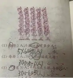 娃的数学老师私信我,甩了两张娃的作业