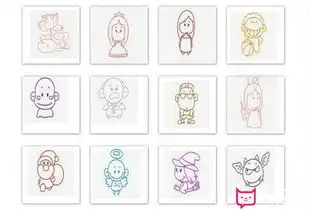 儿童人物简笔画大全,充满童真的人物简笔画