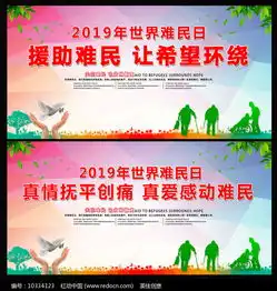2019世界难民日宣传展板