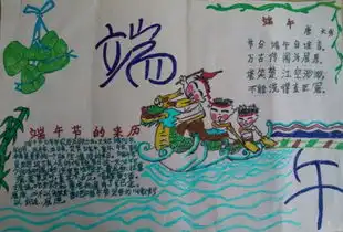 有关于端午节的手抄报图片