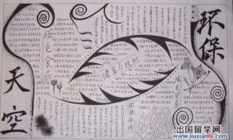 环保手抄报内容排版顾图尽可能美观图片