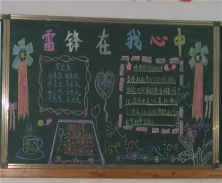 学雷锋黑板报新世纪如何学雷锋