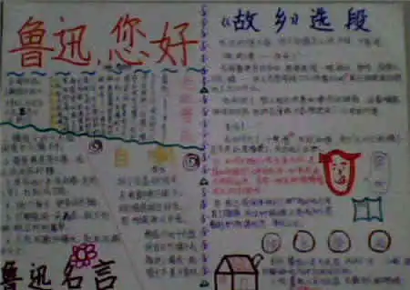 关于鲁迅的手抄报华盖集