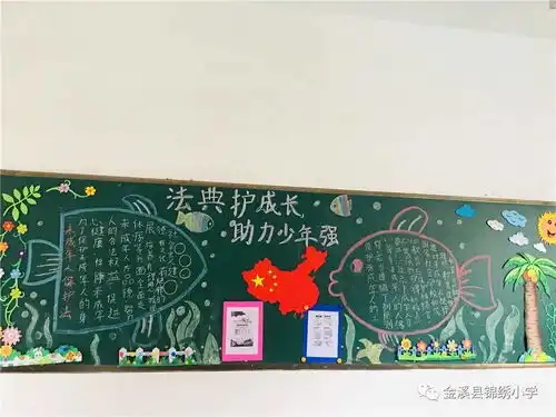 法典护成长助力少年强锦绣小学开展未成年人保护宣传周活动