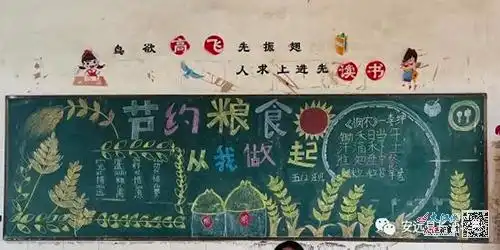 安远长沙学校开展森林防火暨食品安全教育系列板报宣传活动