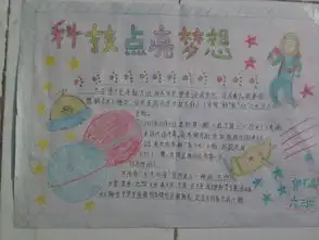 六三班科技点亮梦想手抄报