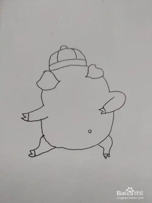新年快乐简笔画方法