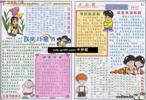 六一儿童节手抄报来袭为孩子收藏,肯定用的上