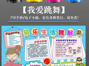 爱好跳舞舞蹈小报艺术电子手抄报小报边框模板图片素材艺术手抄报大全psd下载82.75mb学科手抄报