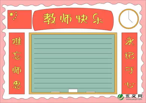 感恩教师节主题手抄报精美