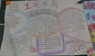小学生生死不离手抄报