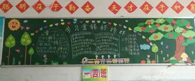 明德学校小学部学雷锋主题黑板报汇展编辑李吉东老师