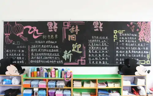 永嘉翔宇小学举行庆元旦,迎新年黑板报评比活动