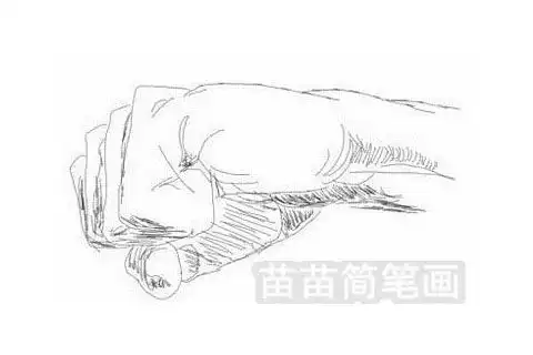 拳头简笔画怎么画