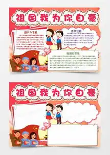 祖国我为你自豪爱国小报手抄报模版word模板下载docx格式熊猫办公