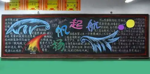 00后的黑板报,网友说有毕加索的才华,你们却拿来画黑板报