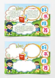 好书推荐世界读书日小报手抄报word模板下载熊猫办公