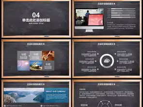 黑板风格创意时尚总结汇报商务pptppt模板下载