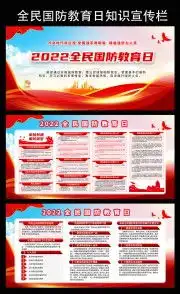 2019国防教育日板报图片,2019国防教育日板报图片素材大全