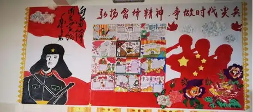 鹰潭应用工程学校学雷锋精神创文明校园黑板报评比
