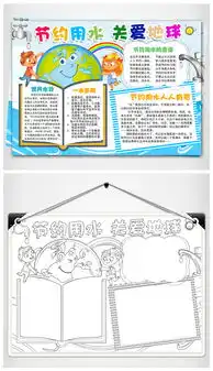 节约用水关爱地球小报世界水日手抄报素材图片素材其他格式下载节约用水手抄报大全