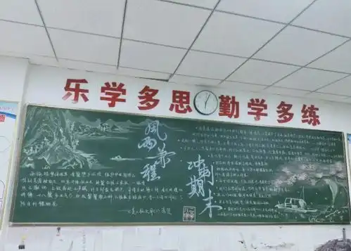 杭州新理想高中期末无多日,此身更需忙高二开展板报评比