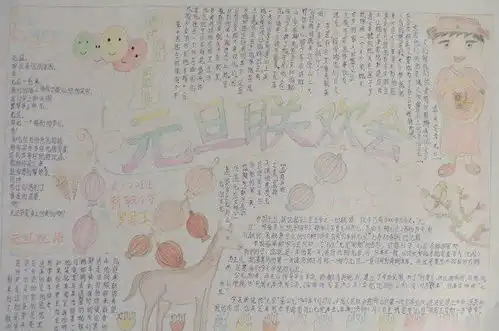 元旦手抄报内容资料