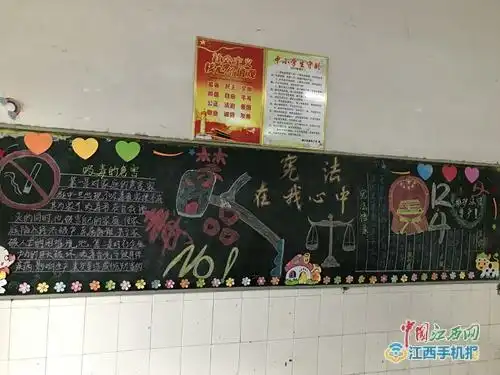 湖口县第四小学20192020年上学期第四期黑板报评比