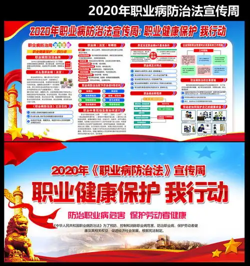 2020职业病防治法宣传周板报模板