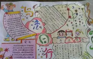 法制宣传日手抄报图片