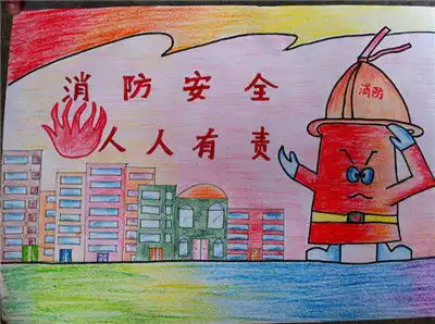 消防安全手抄报资料学消防,得保障
