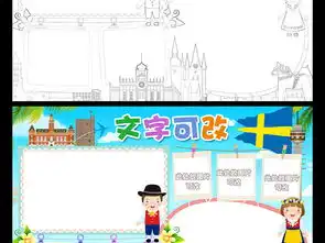走进瑞典小报旅游旅行手抄报欧洲电子小报图片素材worddoc模板下载76.69mb地理手抄报大全学科手抄报