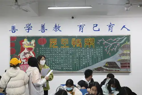中文与传媒系举办喜迎元旦黑板报评选活动