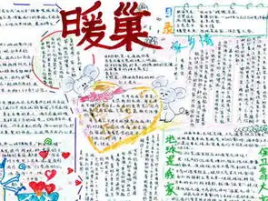 手抄报版面设计图我爱我家手抄报版图