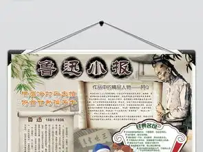 鲁迅小报中国历史文学读书名人故事手抄小报素材图片psd模板下载115.53mb语文手抄报大全学科手抄报