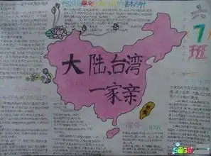 两岸一家亲手抄报怎么画