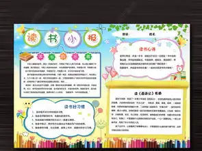 简单读书小报读后感完整word模板图片下载