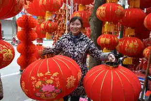 买灯笼选对联街头巷尾年味浓